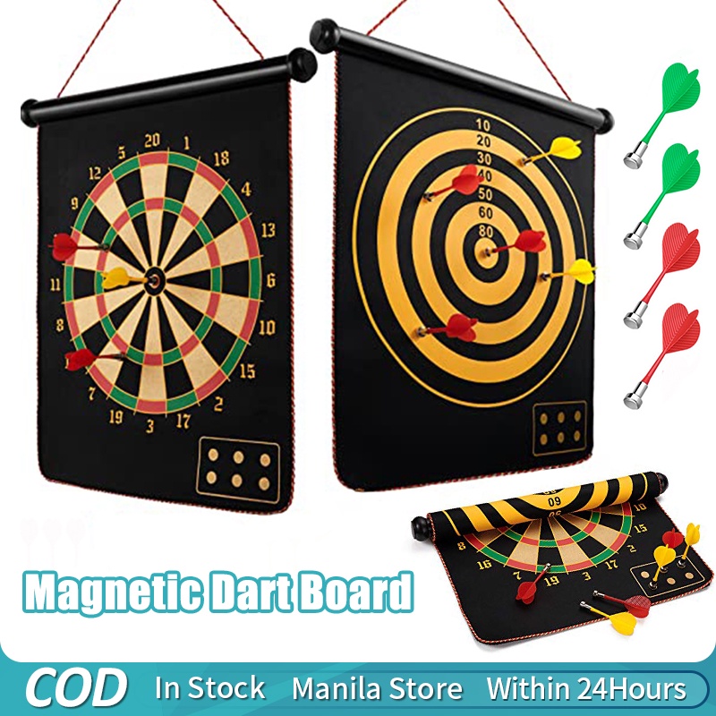 12 inch Dart Board for Kids Double Sided Dartboard