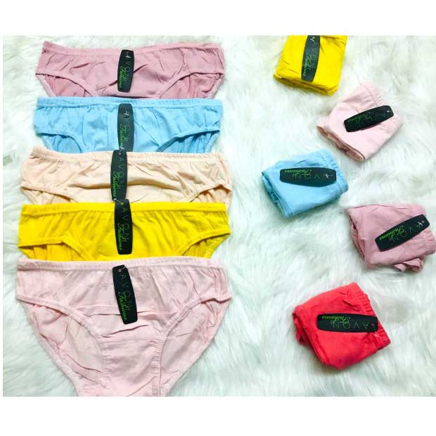 Cod New Stock Cotton Plain Avon Panty 12pcs Ladies Underwear Shopee Philippines 9329