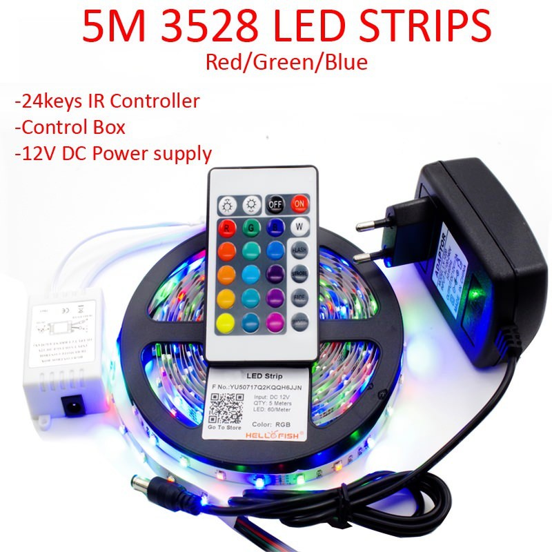 LED Strip Lights Mstar LED RGB Strip Light SMD 3528 Flexible Light ...