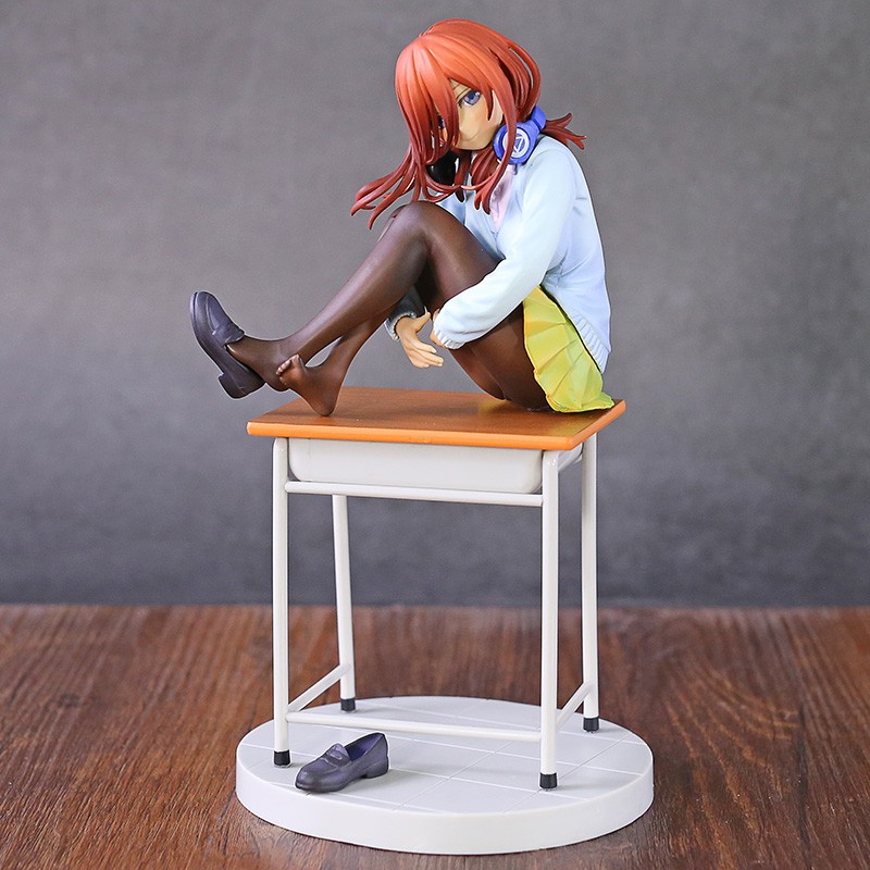 The Quintessential Quintuplets Nakano Miku 1 8 Scale Figure Anime Girl Figurine Model Toy Shopee Philippines - anime girl patrol roblox