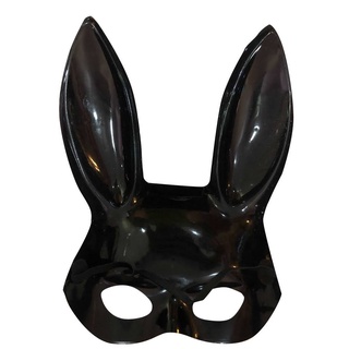 【Ready Stock】Janeena Women Black Bunny Ears Mask For BDSM Bondage Masquerade Cosplay Party #1