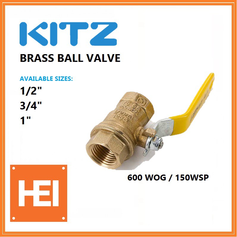 Kitz Brass Ball Valve Shopee Philippines