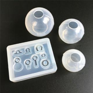 1 set New Ball Pendant Resin Mold Silicone Epoxy Mold DIY Jewelry Making Tool #5
