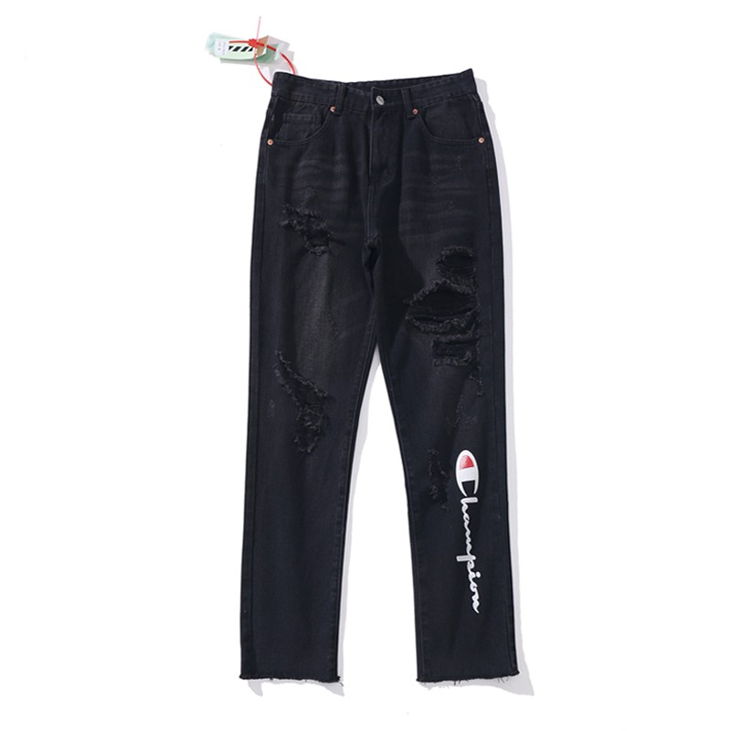 champion x off white pants