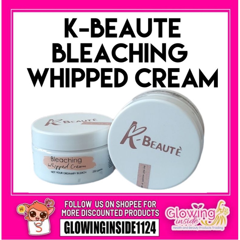 KBeaute Bleaching Whipped Cream Shopee Philippines