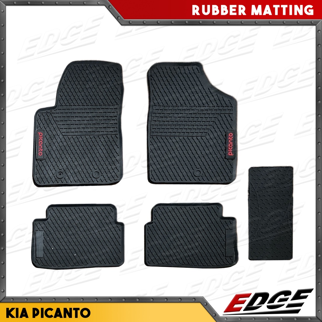 Kia PICANTO 20042021 Premium Rubber Matting // car mat floor guard