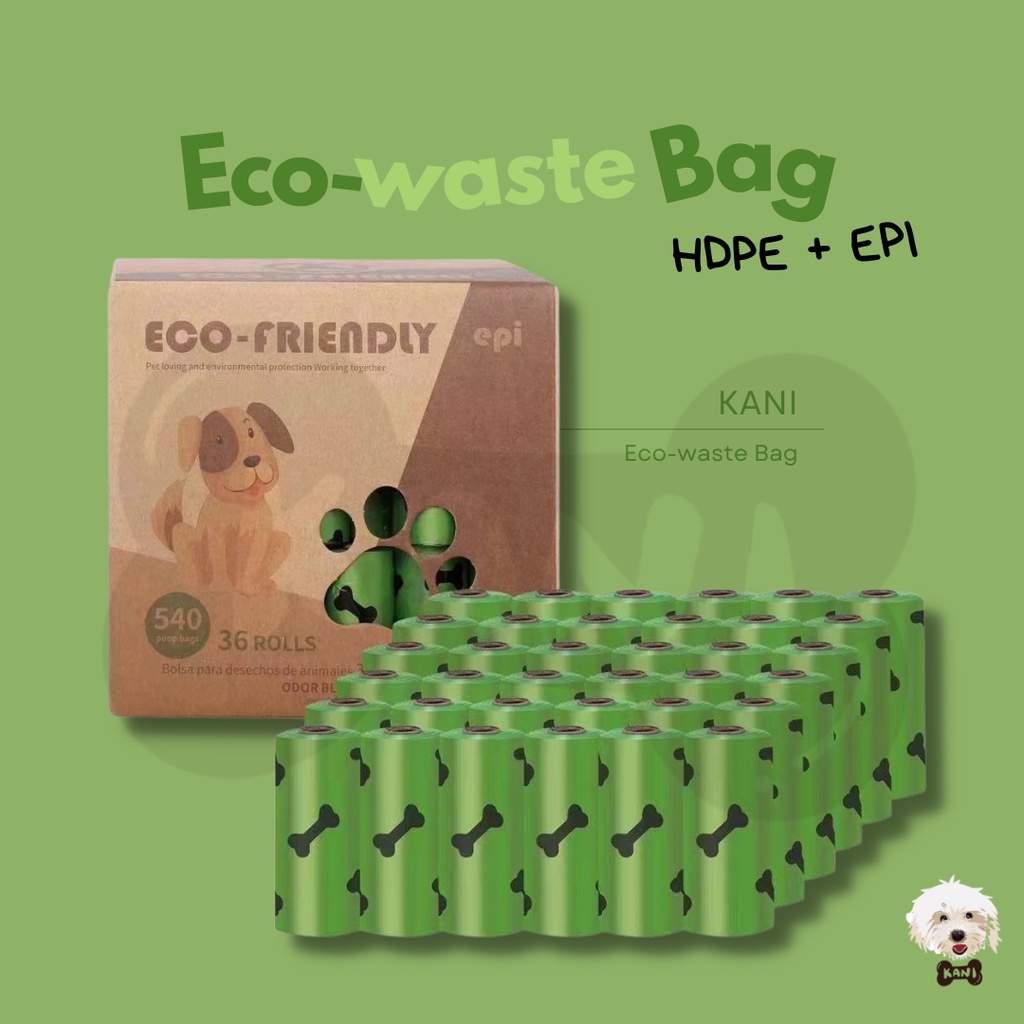10 Pcs Biodegradable Eco-friendly Pet Waste Bag #2