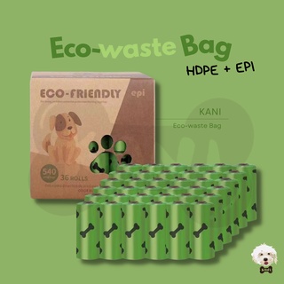 Biodegradable Eco-Waste Eco-Friendly Pet Trash Bag Dog Poop Bag Printed Pet Garbage Trash Bag 1pc