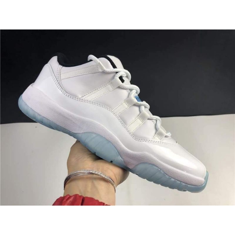 how to lace jordan 11 low legend blue