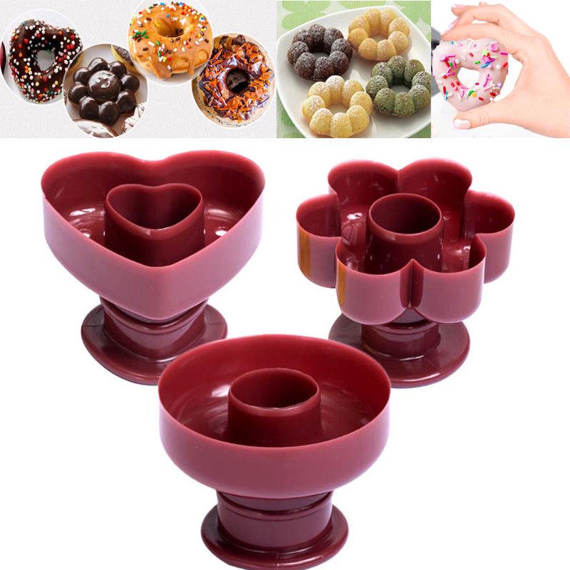 Food Grade Donut Mold Dessert Doughnut Maker Cutter DIY Cake Mould