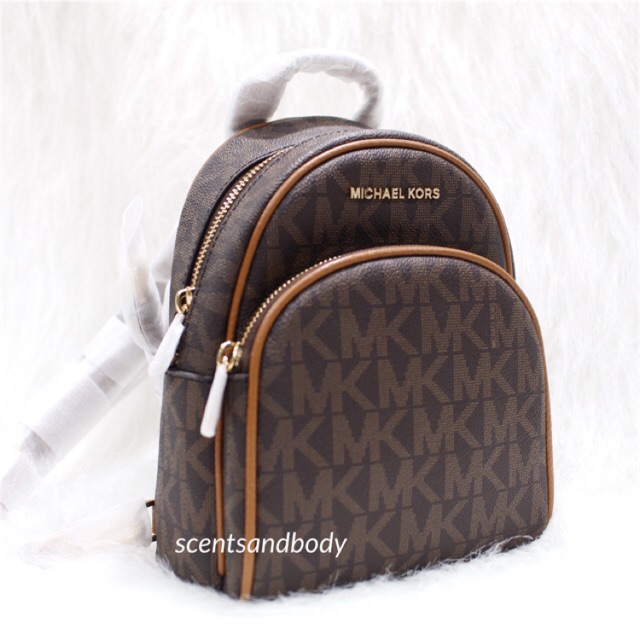 mk mini black backpack