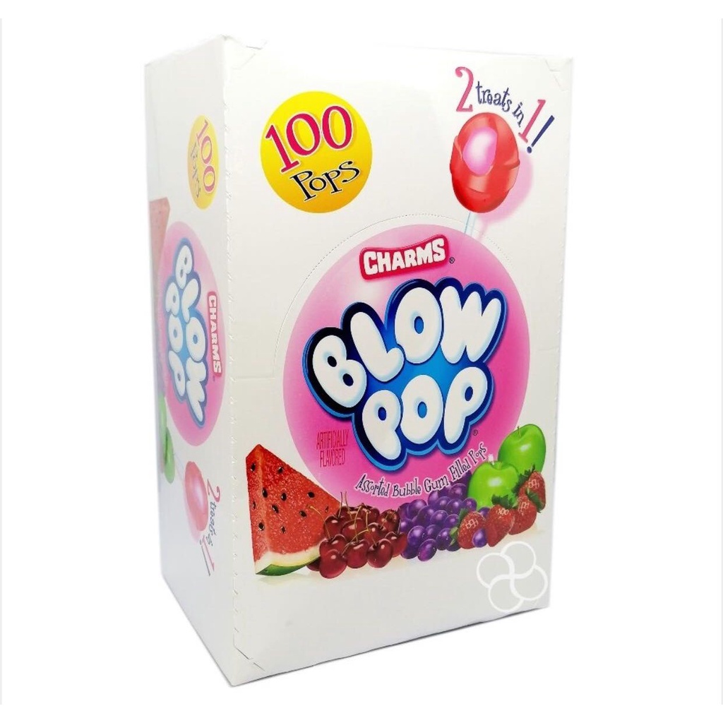 Charms blow Pop Assorted Bubble Gum Filled Pops 100s Shopee Philippines