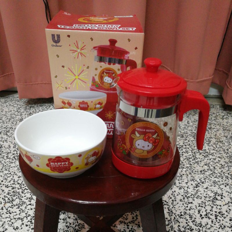Hello Kitty Teapot & Bowl Set Shopee Philippines