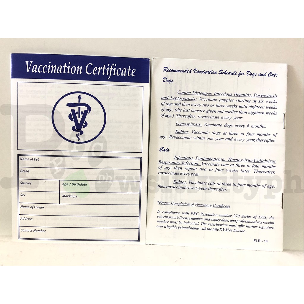 Vaccination Certificate | Shopee Philippines