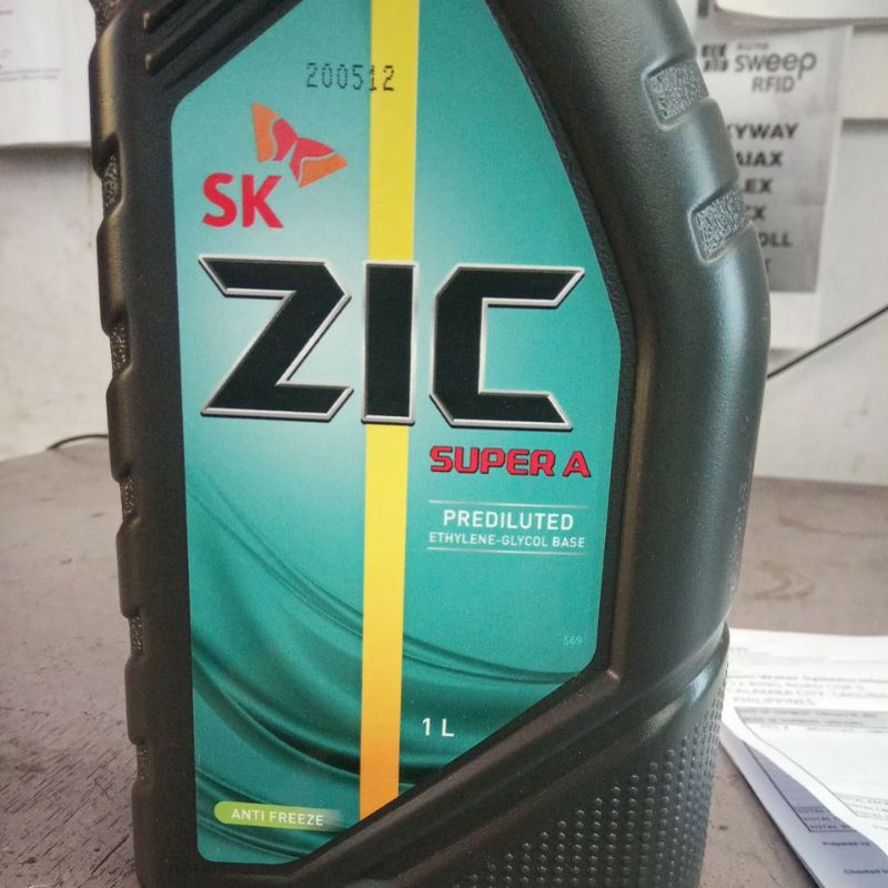 WHOLESALE Zic Super A Anti Freeze Coolant 1 Liter Shopee Philippines