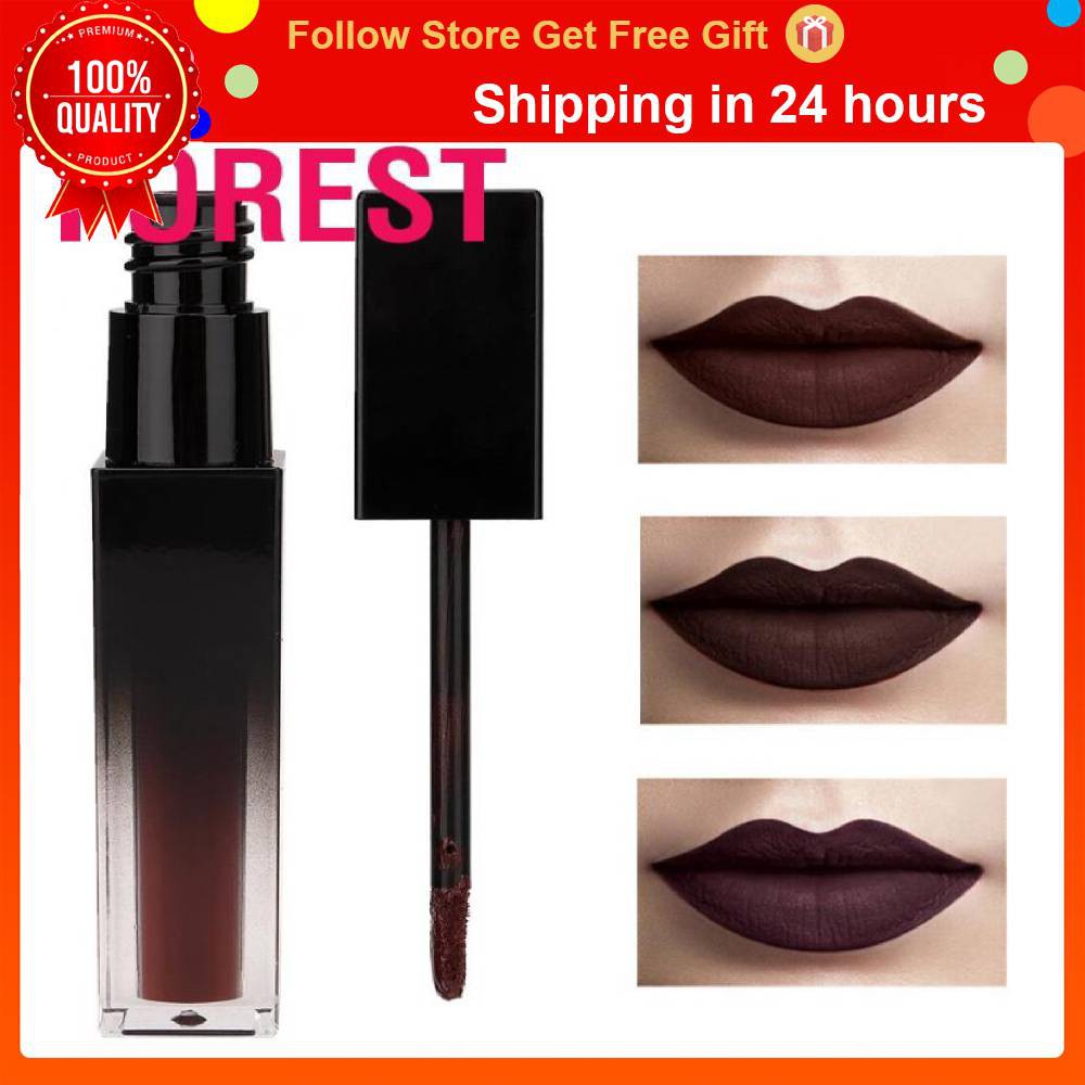 dark brown matte liquid lipstick