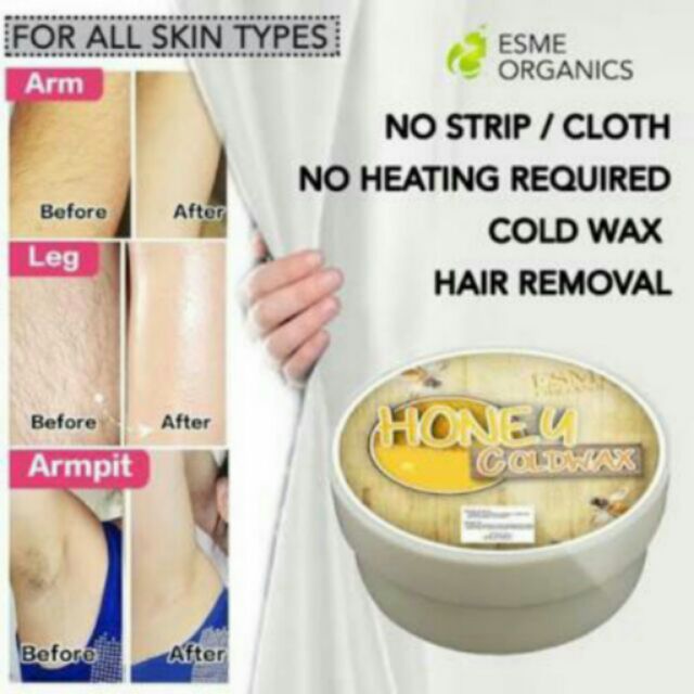 Esme Organics Cold Wax Hair Removal Shopee Philippines