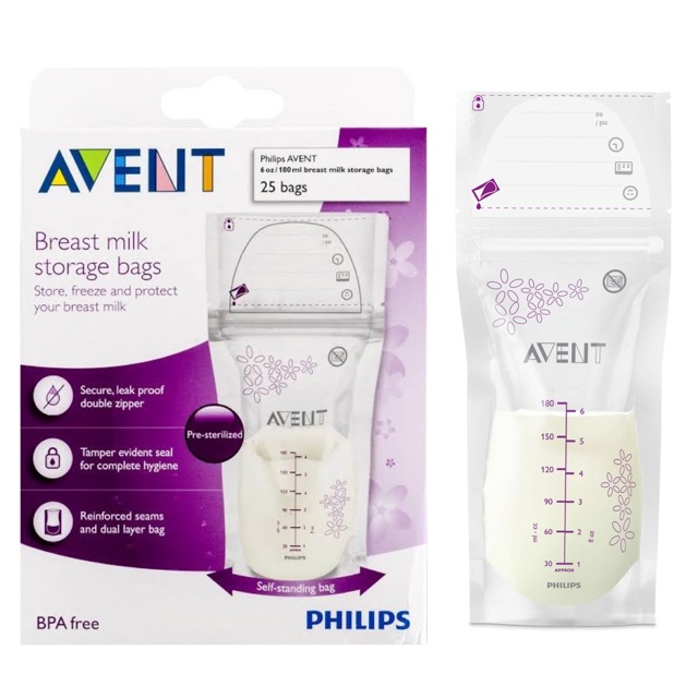 avent milk bags