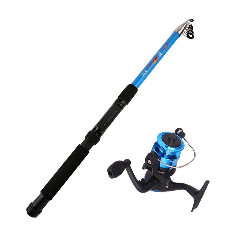 pinnacle blue metal fishing rod