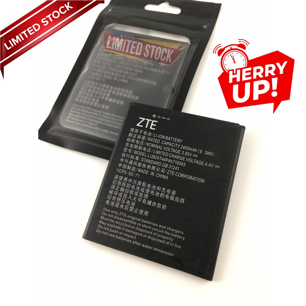 COD】ZTE Battery 2400mAh (9.3Wh) for ZTE Blade A520, A521, BA520 | Shopee  Philippines