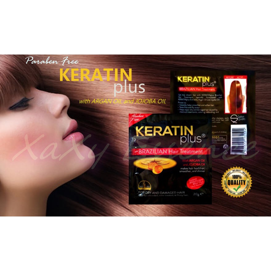 KERATIN Plus BRAZILIAN Hair Treatment 20g SACHET | Shopee ...