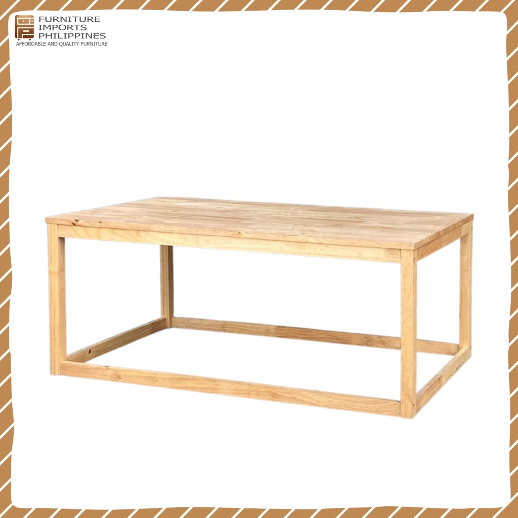 FIP Wooden Center Coffee Table Shopee Philippines