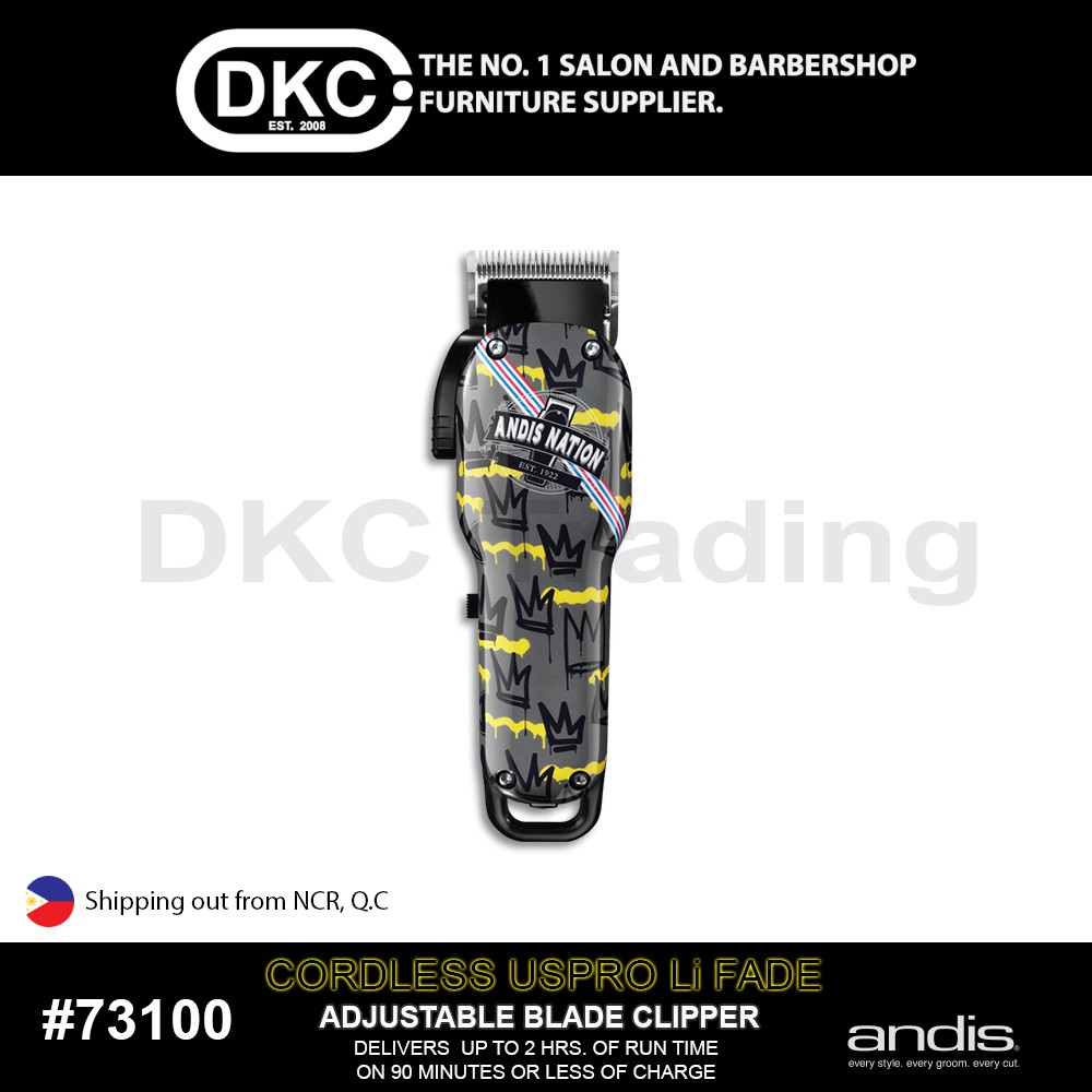 andis nation cordless uspro li fade adjustable fade clipper