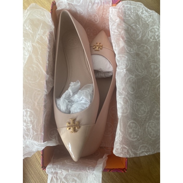 Authentic Tory Burch Everly Pointed Flats | Shopee Philippines