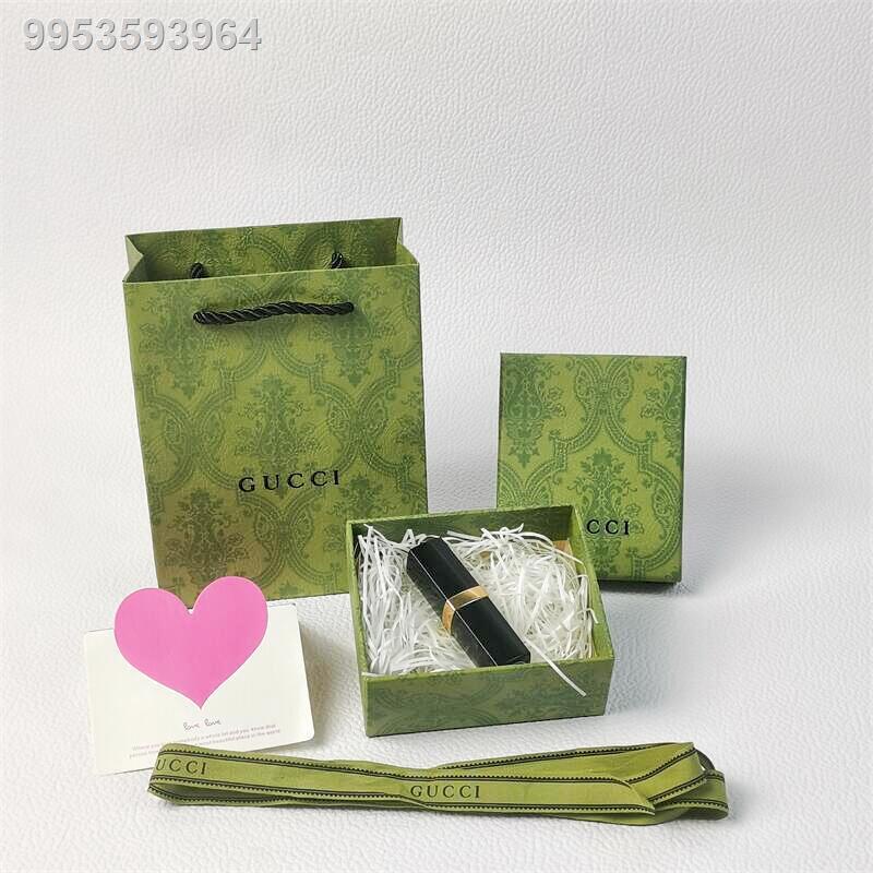 Counter Gucci GUCCI Green Packaging Lipstick Box Perfume Gift Box Sample  Gift Box Bag Gift Bag | Shopee Philippines