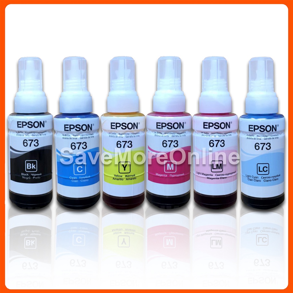 Original Epson L805 Ink 70ml, Set of 6 Colors Shopee Philippines