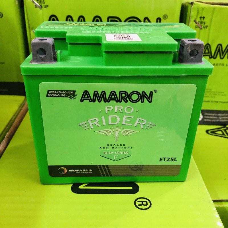 Amaron Probike ETZ5L (YTX5L/YTZ6V) Motorcycle Battery Maintenance Free