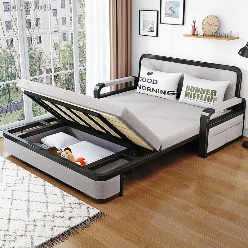 Folding Bed□Sofa Bed, Foldable Bed, Latex Sitting And Sleeping,  Multifunctional Retractable Sofa, Du | Shopee Philippines