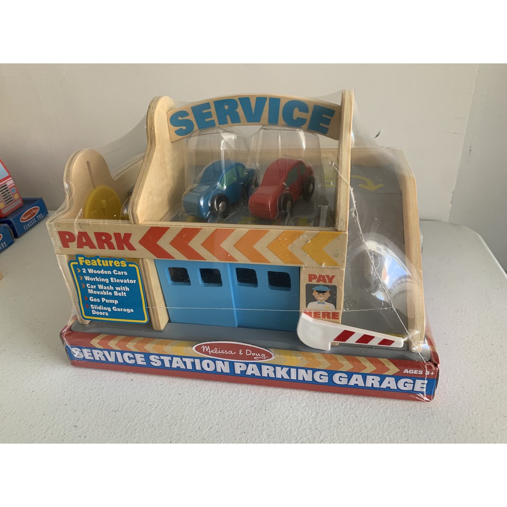 wooden car park garage