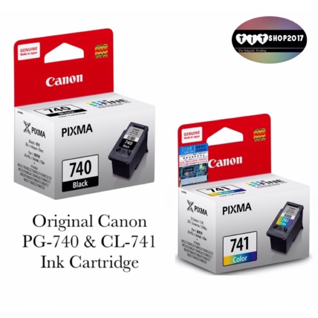canon cartridge 740 and 741