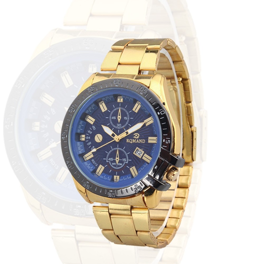 blue metal strap watches