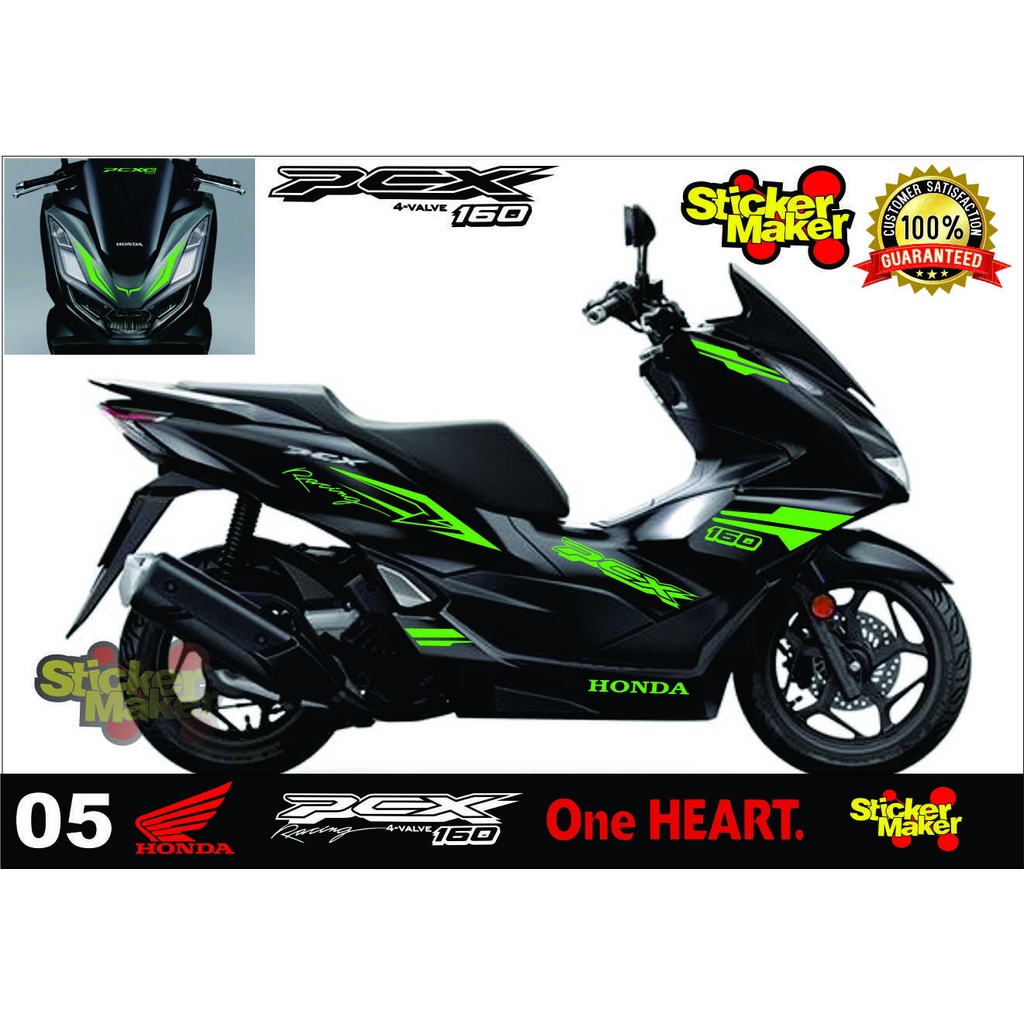 Honda Pcx 160 New Body Cutting Stickers New Pcx 21 Body Stickers Shopee Philippines