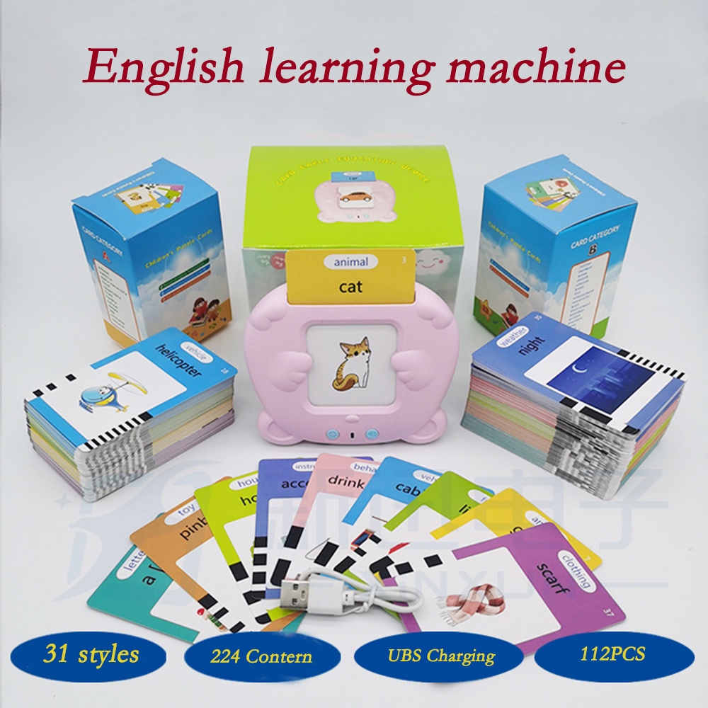 Early Education Pronunciation Flash Card Machine Toddler Talking ...