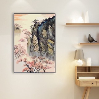 ๑Margin color diy digital oil painting, the Great Wall of China, Chinese style, landscape, hand-pai #2