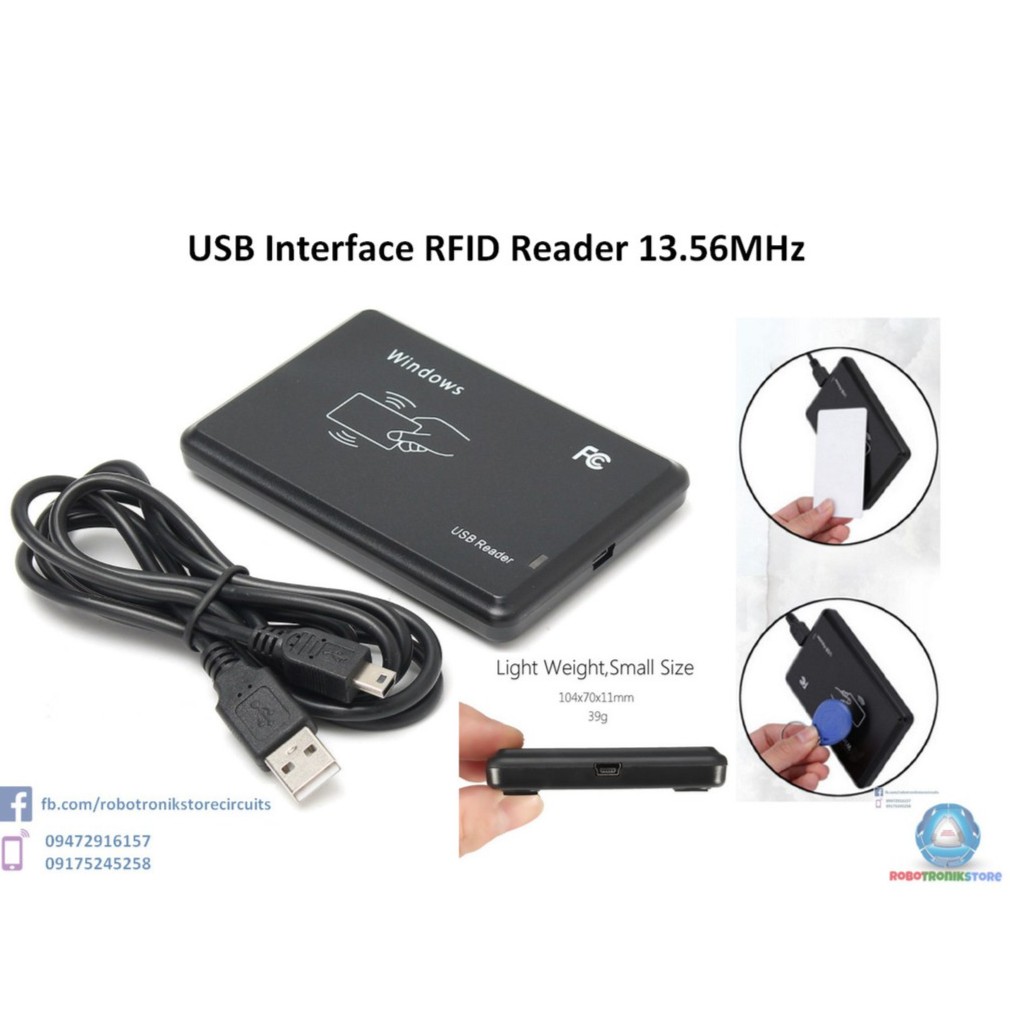 RFID Reader 13.56MHz USB Interface Shopee Philippines