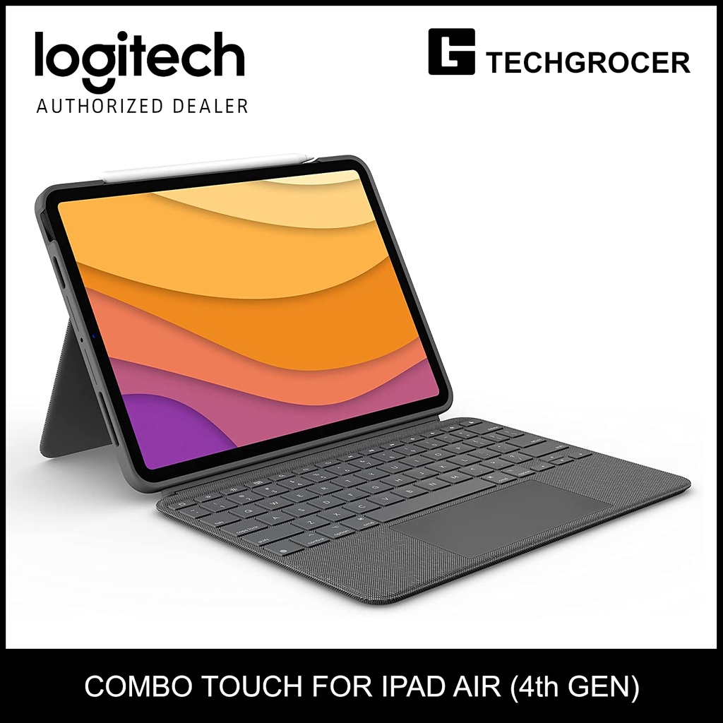 Logitech Combo Touch iPad Air (4th & 5th Gen) Detachable Backlit