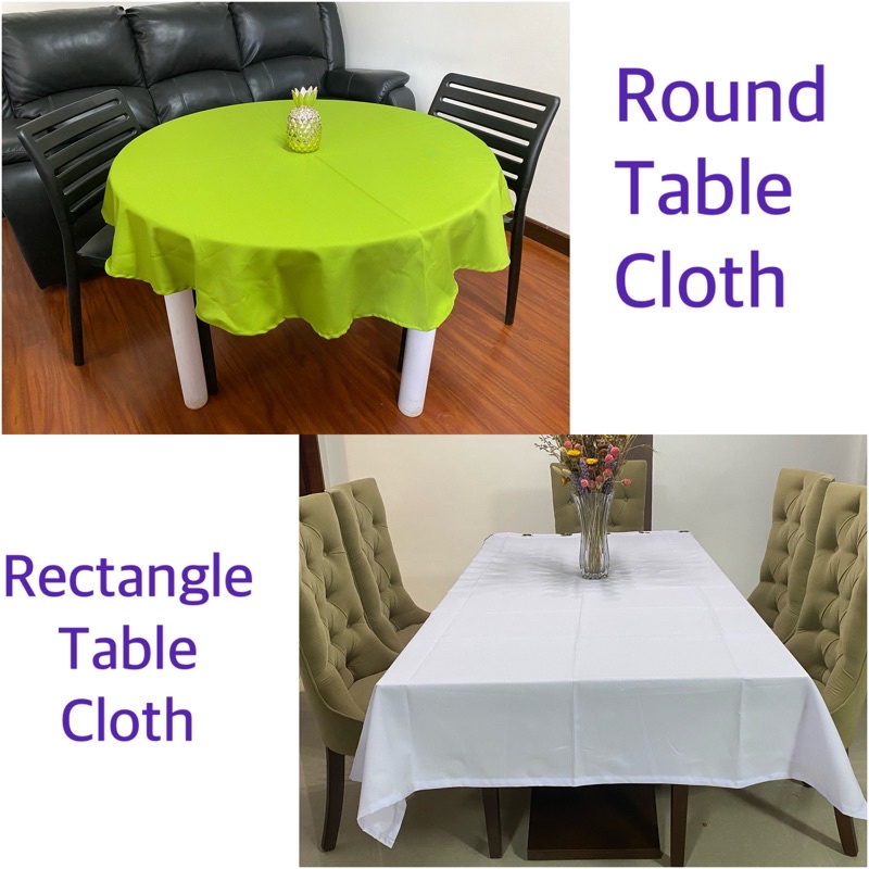 Round Table Cloth Best S And, What Size Is A 6 Seater Round Tablecloth Fits 80 Inch