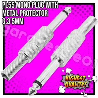 PL55 Mono Plug With Metal Protector 6.35MM