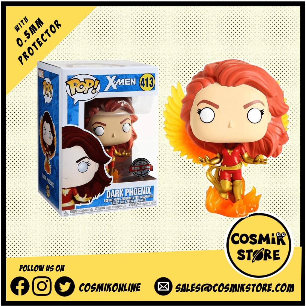 Funko Pop! Marvel X-Men: Dark Phoenix GITD 413 SE Vinyl Figure w