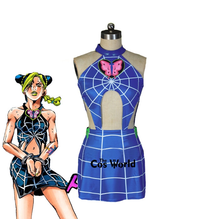 Jojo S Bizarre Adventure Stone Ocean Cujoh Jolyne Kujo Jolin Dress Uniform Outfit Anime Customize Co Shopee Philippines