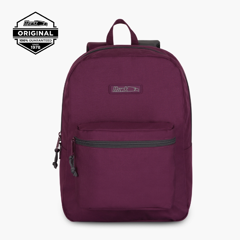 Hawk 4649 Backpack (Red Violet/Charcoal) Shopee Philippines