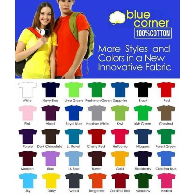 blue corner plain shirt