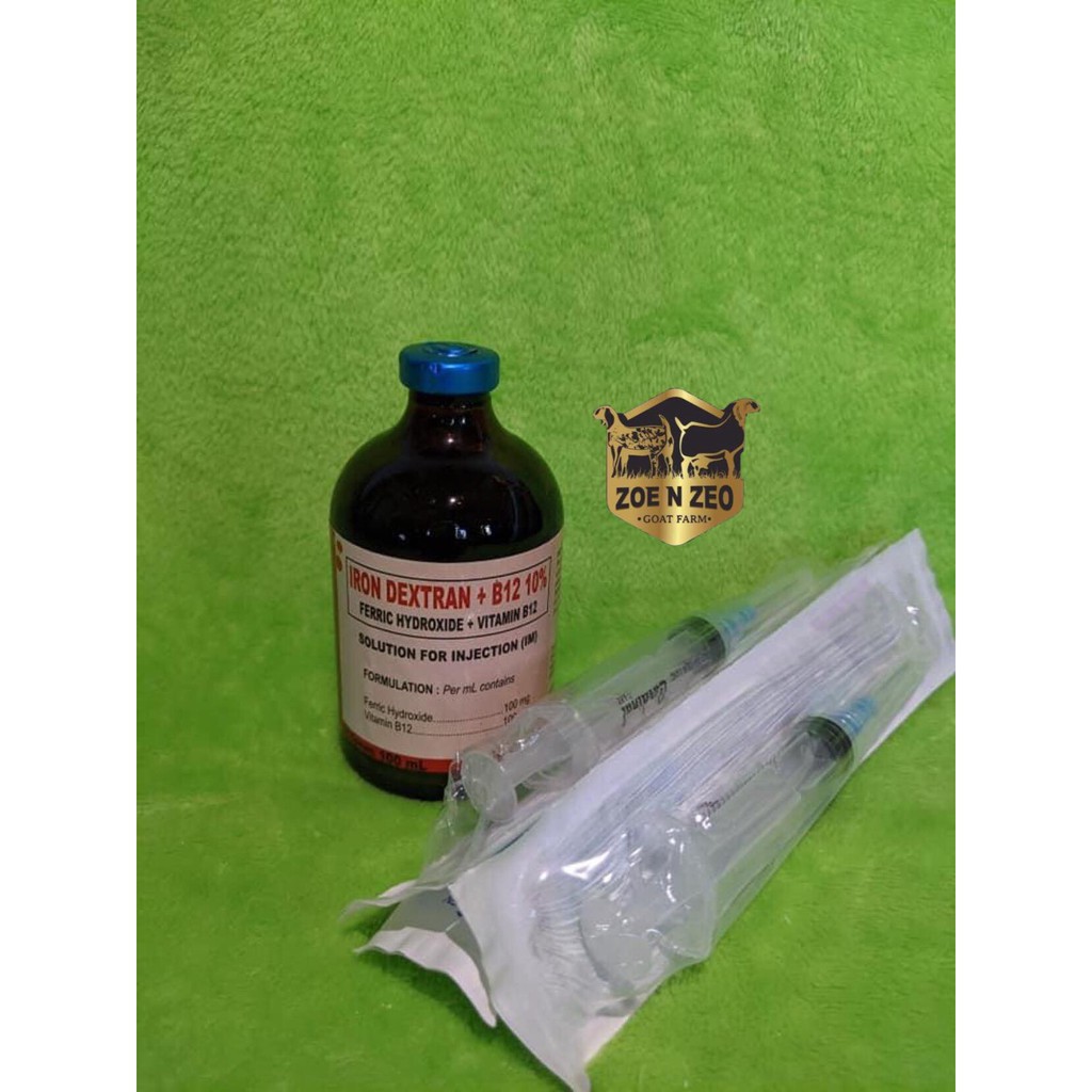 IRON dextran + B12 10 100ml Shopee Philippines