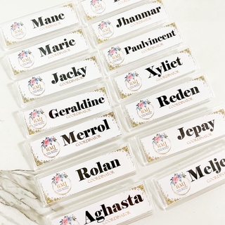 Customized Name Plate with Pin