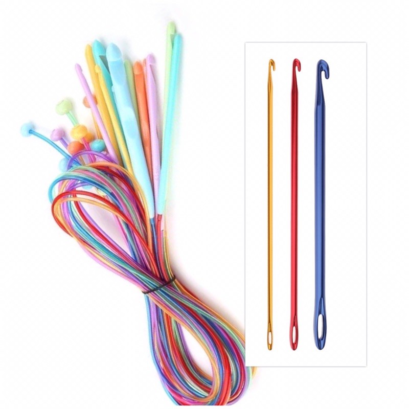 Afghan / Tunisian Crochet Hook Set | Shopee Philippines