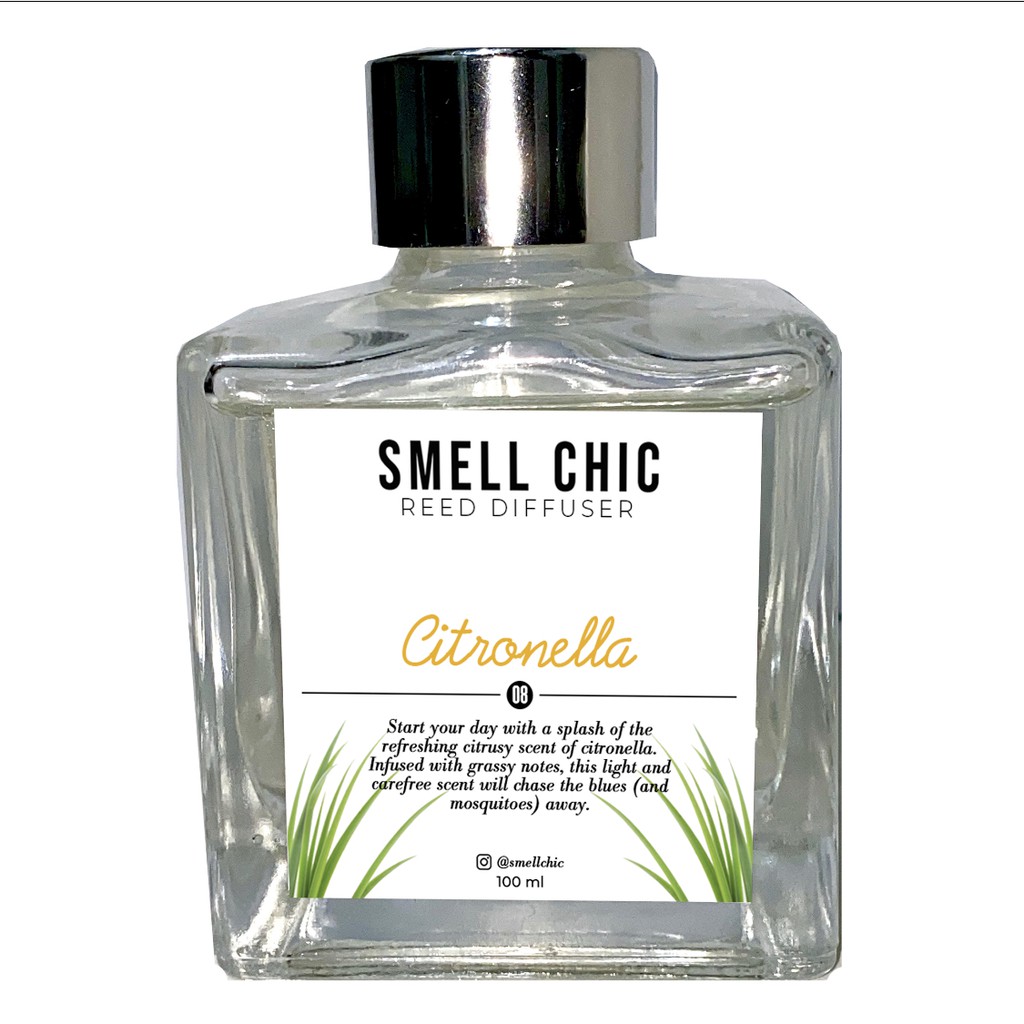 Smell Chic Citronella Reed Diffuser 100ML Shopee Philippines